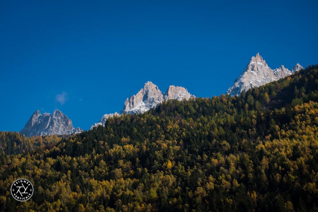 Chamonix Aiguilles, couleurs d'automne