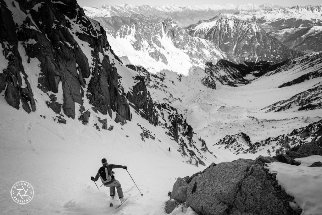 Couloir d'Orny en ski de randonnée