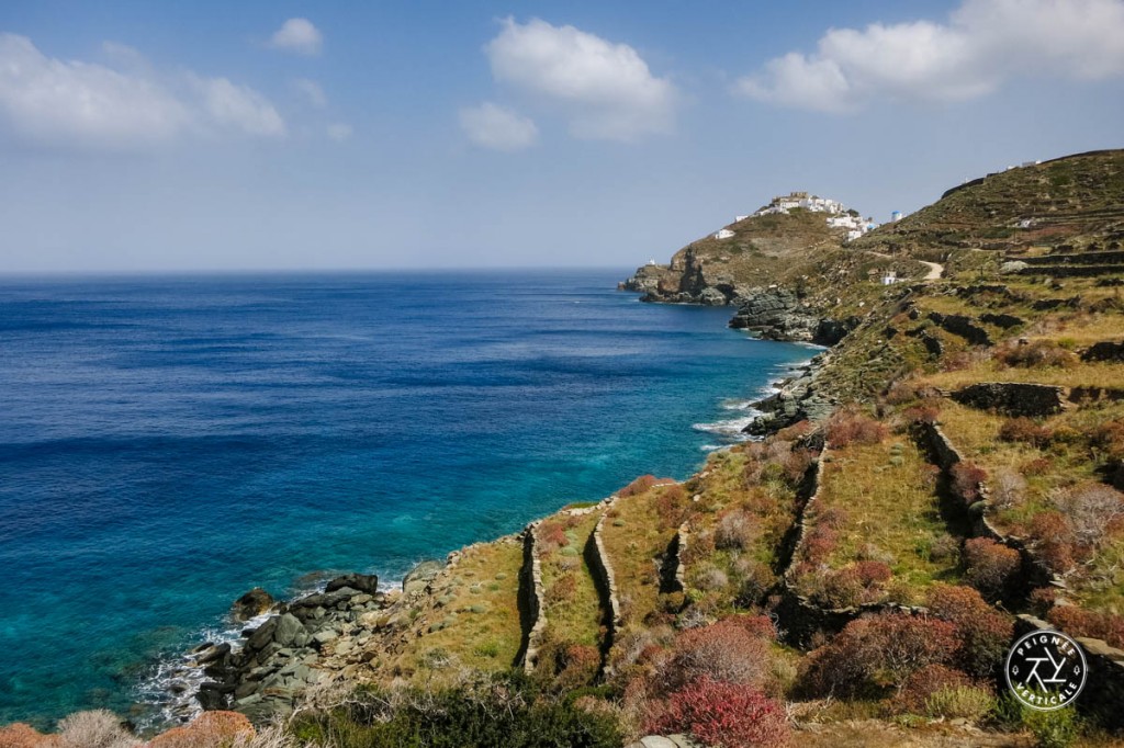 Le village de Kastro, à lEst de Sifnos
