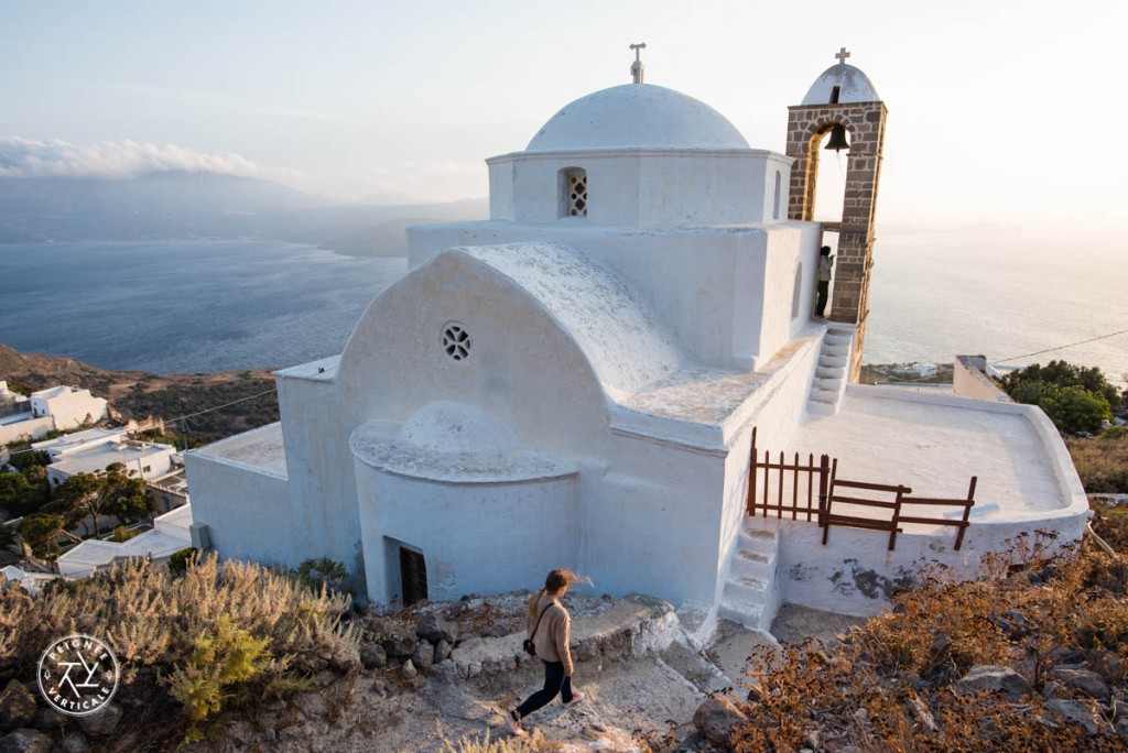 Les monastères sont en nombre incalculable dans les Cyclades. Ici celui qui domine Plaka, à Milos.