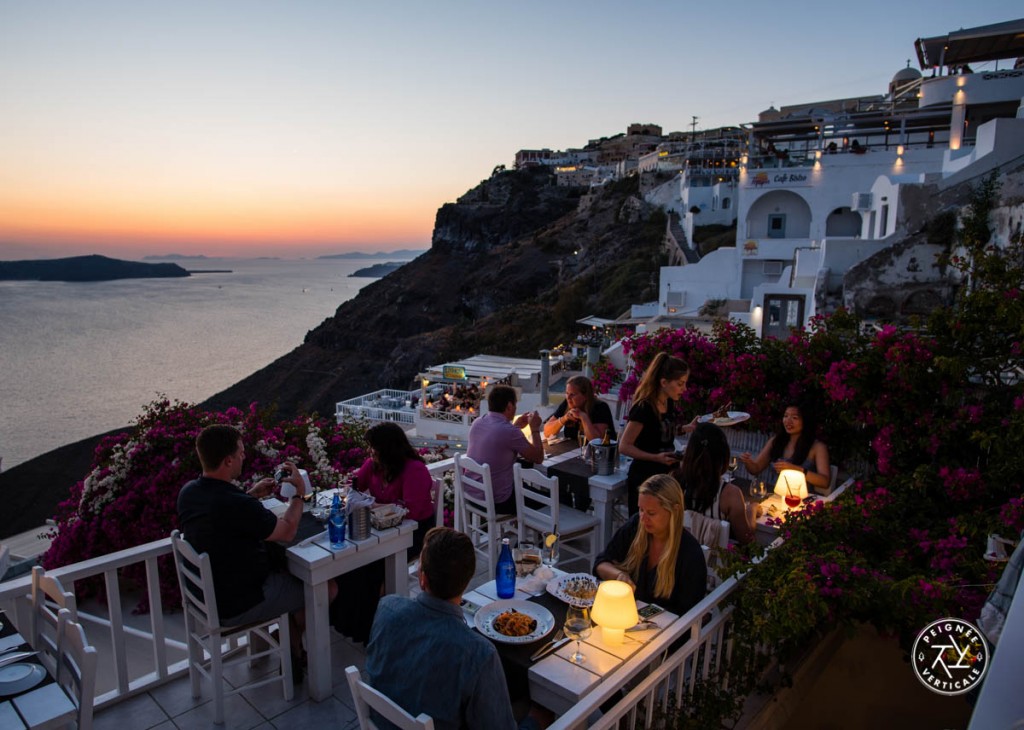 Santorin (et la Grèce en général) est réputée pour la qualité de sa cuisine : validé !