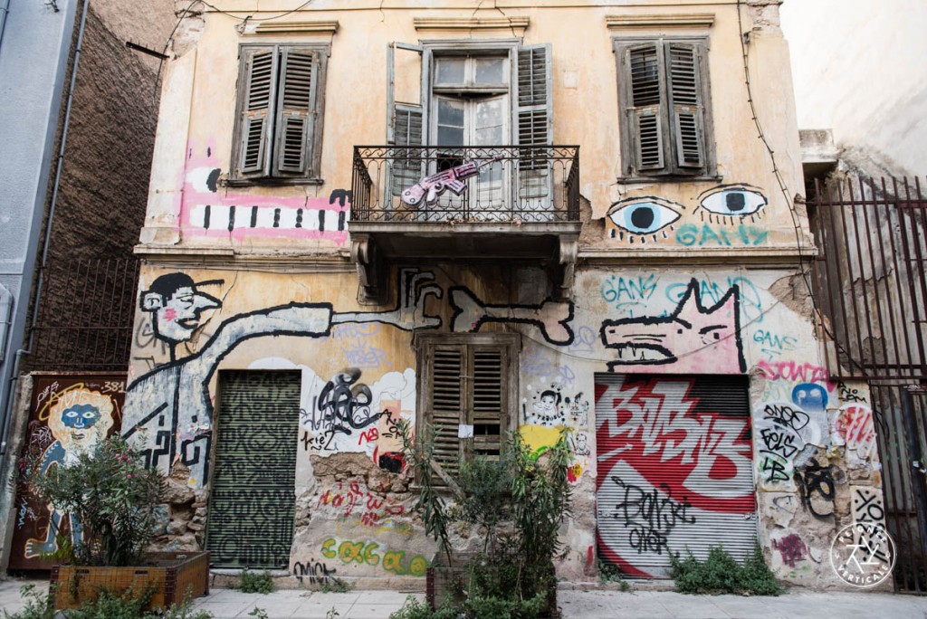Les nombreux ouvrages de street art dans les rues d'Athènes.