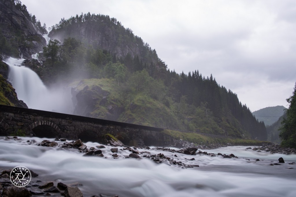 Latefoss waterfalls