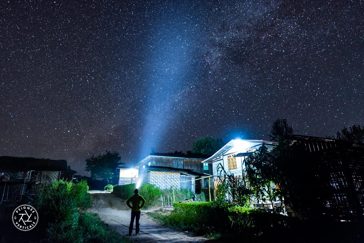 Nuit étoilée à Kalaw en Birmanie